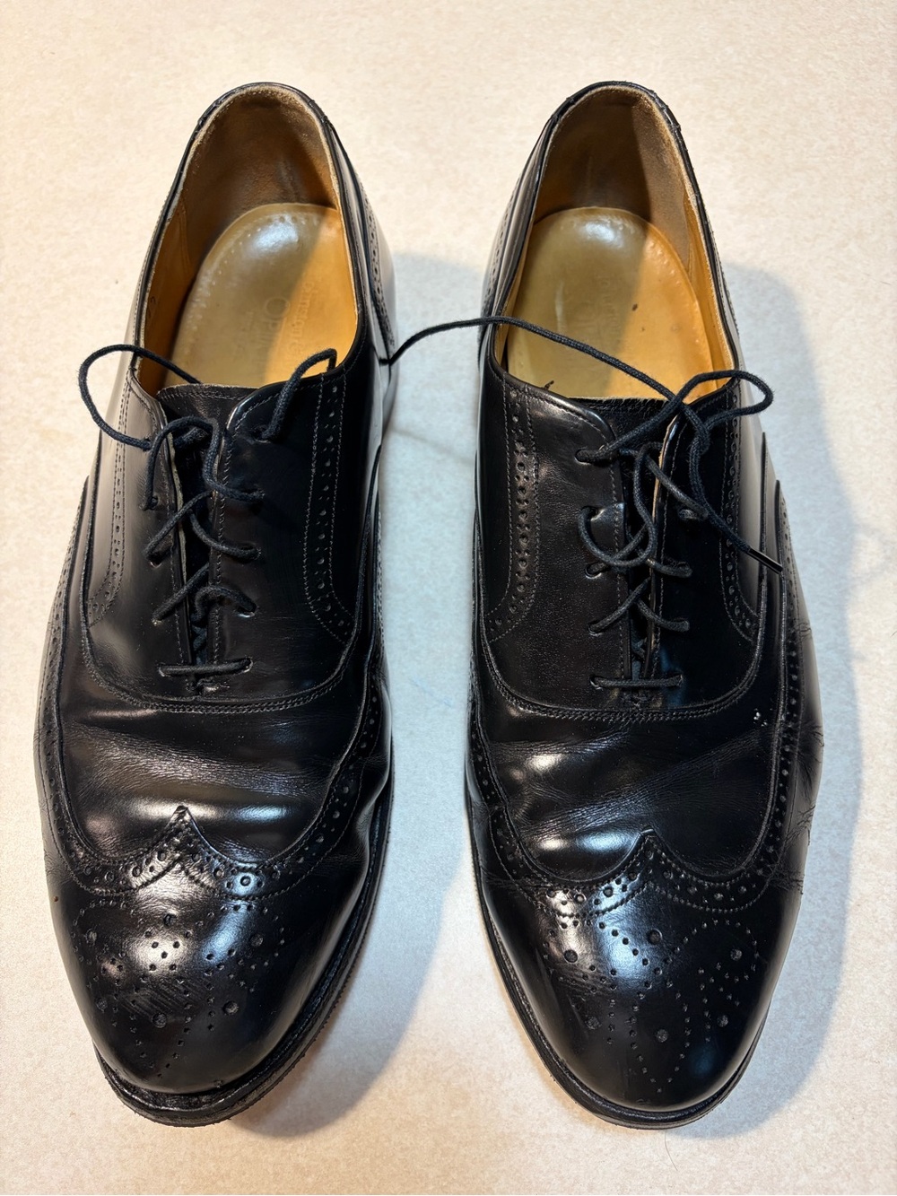 Refurbished Johnston and Murphy wing tips